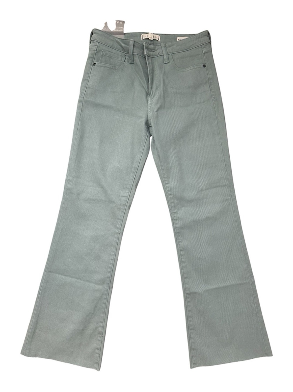 Flared Women's Jeans in Sage Green